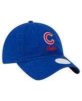 New Era Women's Royal Chicago Cubs Preppy Team 9TWENTY Adjustable Hat