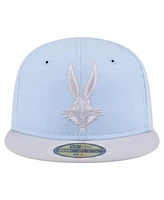 New Era Big Boys and Girls Light Blue/Gray Looney Tunes Two-Tone Color Pack 59FIFTY Fitted Hat