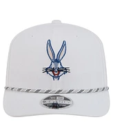 New Era Men's Bugs Bunny White Looney Tunes Rope 9SEVENTY Stretch-Snap Adjustable Hat