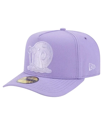 New Era Men's Purple SpongeBob SquarePants A-Frame 59FIFTY Fitted Hat