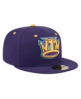 New Era Men's Purple Brooklyn Cyclones Copa de la Diversion 59FIFTY Fitted Hat