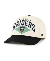 '47 Brand Men's Cream Las Vegas Raiders Pomona Rope Adjustable Hitch Hat