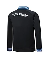 Umbro Men's Black El Salvador National Team Presentation Raglan Full-Zip Jacket