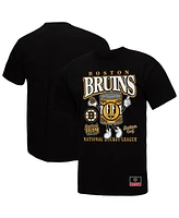 Mitchell & Ness Men's Black Boston Bruins Local Food T-Shirt