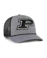 '47 Brand Men's Gray Purdue Boilermakers Carbon Rope Adjustable Hat