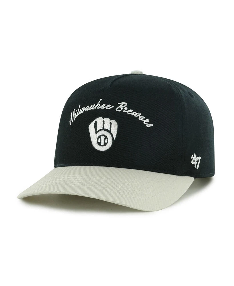 '47 Brand Women's Black Milwaukee Brewers Stable Hitch Adjustable Hat