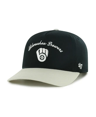 '47 Brand Women's Black Milwaukee Brewers Stable Hitch Adjustable Hat
