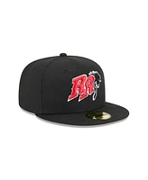 New Era Men's Black Frisco RoughRiders Theme Nights 59FIFTY Fitted Hat