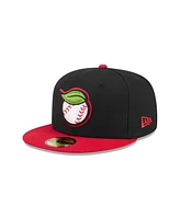 New Era Men's Black Fresno Grizzlies Theme Nights 59FIFTY Fitted Hat