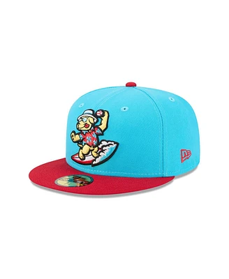 New Era Men's Blue Clearwater Threshers theme Nights 59FIFTY Fitted Hat