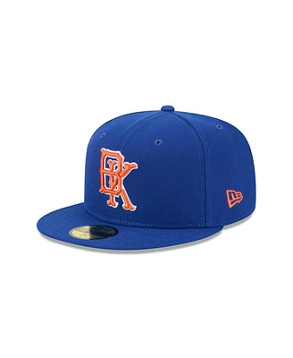 New Era Men's Blue Brooklyn Cyclones theme Nights 59FIFTY Fitted Hat