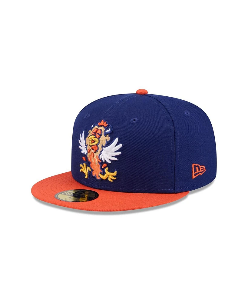 New Era Men's Dark Blue Hampshire Fisher Cats Theme Nights 59FIFTY Fitted Hat