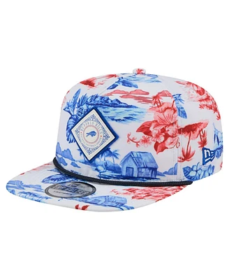New Era Men's White Buffalo Bills Adventure Golfer Snapback Hat