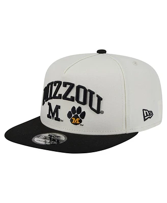 New Era Men's White Missouri Tigers Collegiate 9FIFTY A-Frame Snapback Hat