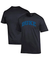 Champion Men's Black Duke Blue Devils Basic Arch T-Shirt