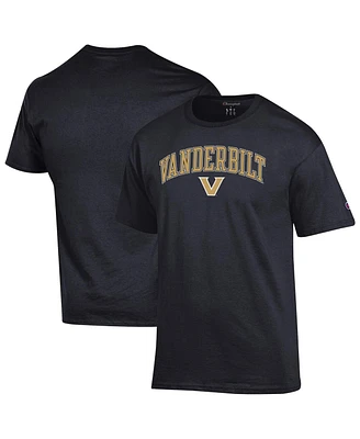 Champion Men's Black Vanderbilt Commodores Arched Logo T-Shirt