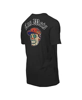 New Era Men's Black York Mets Sugar Skulls T-Shirt