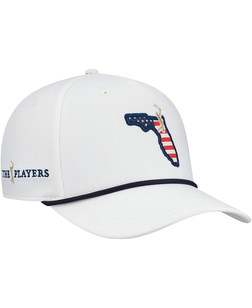 Ahead Men's White The Players Americana Alto Rope Adjustable Hat
