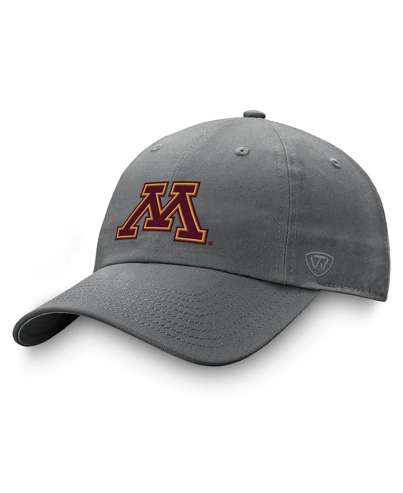 Top of the World Men's Gray Minnesota Golden Gophers Victory Staple Adjustable Hat