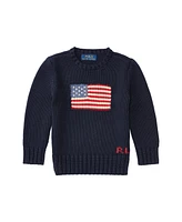 Polo Ralph Lauren Toddler and Little Boys The Iconic Flag Sweater