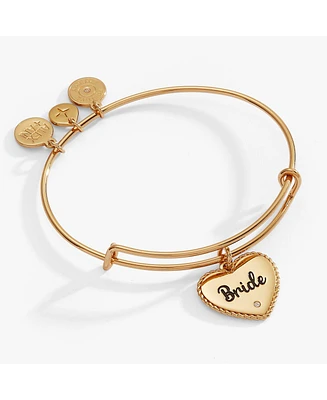 Bride Heart Bangle Bracelet
