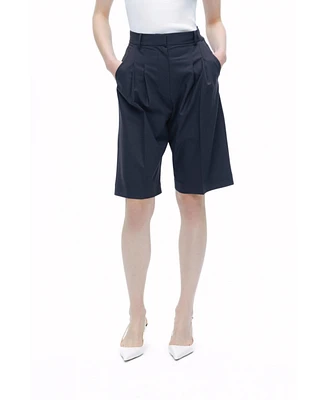 Nocturne Women's High Waist Bermuda Shorts