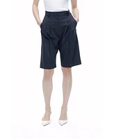 Nocturne Women's High Waist Bermuda Shorts