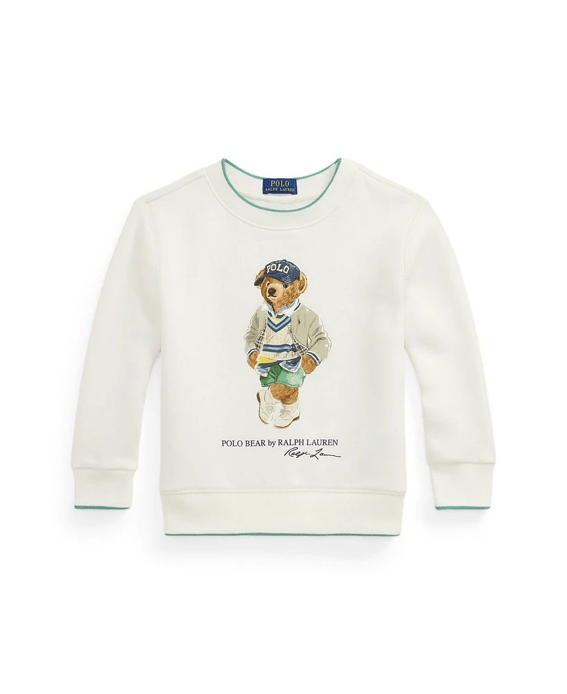 Polo Ralph Lauren Toddler and Little Boys Bear Fleece Sweatshirt