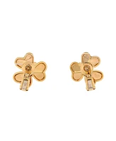 Pre-Owned Van Cleef & Arpels Small Frivole Stud Earrings 18K Gold with Diamonds