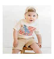 Sweet Wink Baby Boys All American Dino Short Sleeve T-Shirt
