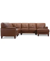 Ashlinn -Pc. Leather Chaise Sectional