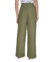 Calvin Klein Petite High-Rise Wide-Leg Pants