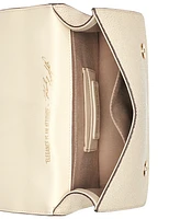Karl Lagerfeld Paris Simone Patent Flap Crossbody Bag