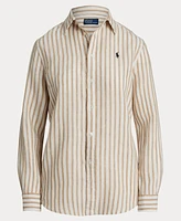 Polo Ralph Lauren Women's Classic-Fit Striped Linen Shirt