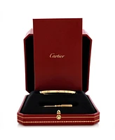 Pre-Owned Cartier Small Love Diamond Bracelet 18K Gold Diamonds