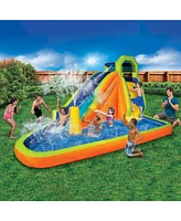 Banzai Gushing Geyser Water-Spraying Inflatable Pool Water Park Set, Multicolor