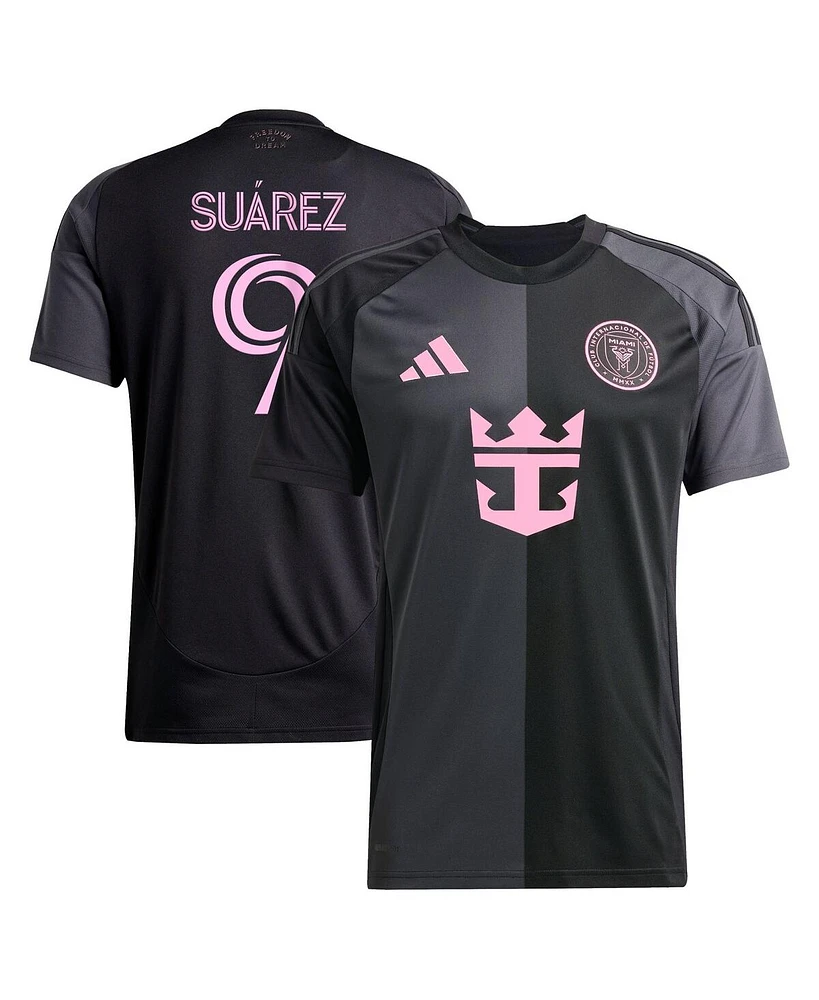 Adidas Men's Luis Suarez Black Inter Miami Cf 2025 The Fortitude Kit Replica Player Jersey