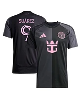 Adidas Men's Luis Suarez Black Inter Miami Cf 2025 The Fortitude Kit Replica Player Jersey