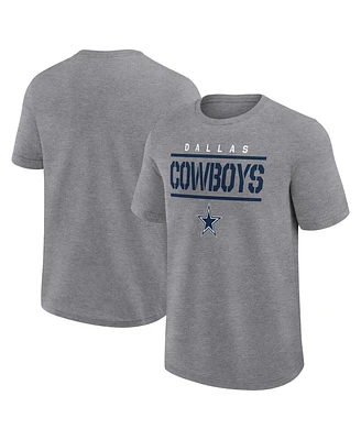 Fanatics Men's Heather Gray Dallas Cowboys Big Tall Top Notch T-Shirt