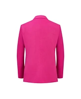 Elie Balleh Boys Pink Slim Fit Classic Blazer