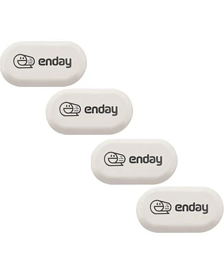Erasers Pencil Big Oval, Erasers School Supplies for Kids and Artists, Hi Polymer Large White Soft Eraser, Rubber and Non – Abrasive Eraser, Be