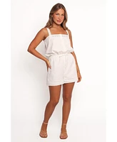 Petal and Pup Women's Joanina Lace Trim Romper