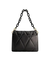 Jason Wu Quilted Chain Shoulder Bag with Jw Logo