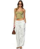 Edikted Women's Bex Abstract Ring Tube Top