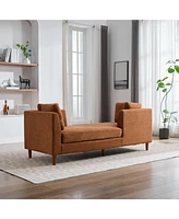 Modern Chaise Lounge Sofa with Pillows