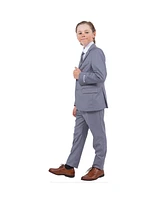 Stacy Adams Little Boys Mid Grey 5 Pc Suit