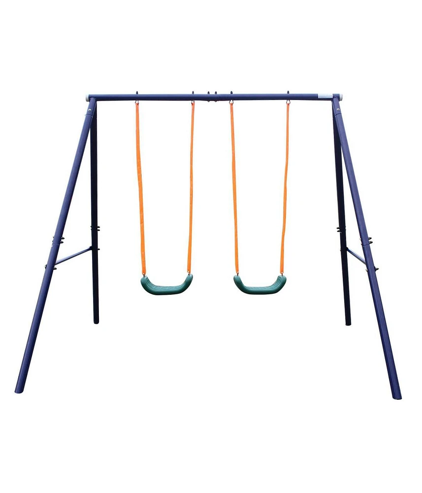 Two Station Swing Set for Children