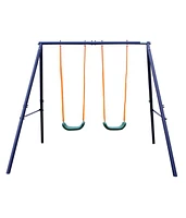 Two Station Swing Set for Children