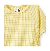 Cotton On Little Girls Little/Big Florence S/S Rashie And Bikini Bottom Set