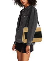 Steve Madden Blopez-s Straw Large Satchel Bag